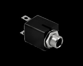6.3 mm 2-pin Mono Jack Square Socket - PCB Mounted - Cabletech