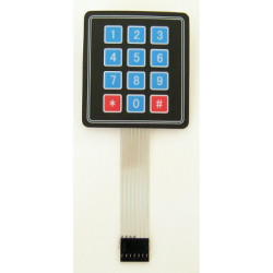 Klawiatura membramowa 12 klawiszy numer.