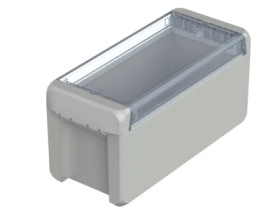PC enclosure, (L x W x H) 191 x 80 x 90 mm, light gray (RAL 7035), IP66, 96024135