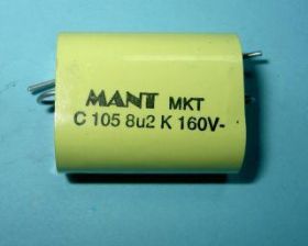 8,2uF/160V MKT MANT KONDENSATOR