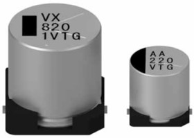 Electrolytic capacitor, 1500 µF, 35 V (DC), ±20 %, SMD, Ø 16 mm, 35TGV1500M16X21.5