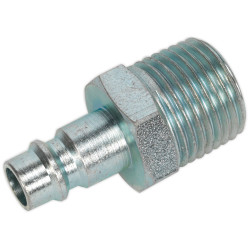 Sealey AC84 Screwed Adaptor Male 1/2&quot;BSPT Pack Of 2