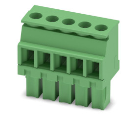Wtykowy blok zaciskowy 5 -pinowe raster 3.81mm Montaż na kablu Żeński Phoenix Contact