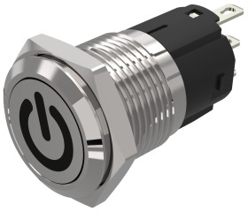 Nasadka przełącznika Chwilowy SPDT średnica wycięcia 16mm, montaż panelowy EAO