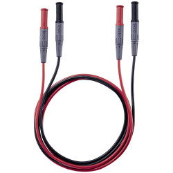 Testo 0590 0013 safety test lead 4 mm plug black/red