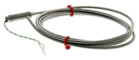 Termopara typ K do +1100C 1.5m kabel 100mm, Inconel 600, stal nierdzewna IEC