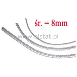 Peszel - SPIRALA 8mm/ 13m; kolor przeźroczysty