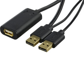 UNITEK Y-277 Kabel przedłużacz aktywny USB 2.0 A (wtyk / gniazdo) 5m ze wzmacniaczem USB