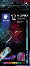 186 C12 Coloured pencils, triangular shape, 12 colours