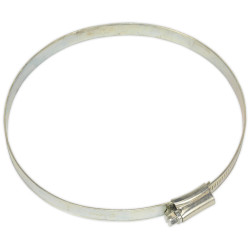 Sealey SHC6 Hose Clip Zinc Plated &#xD8;120-140mm Pack of 10