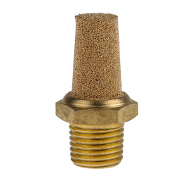 Tłumik hałasu , R 1/4 męskie Gwintowany 1/4 cala Brąz Norgren