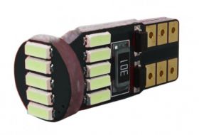 LED 12V T10 2W BIALA 15 LED