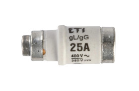 Wkładka bezpiecznikowa D02 25A gG 400V AC/250V DC E18 002212002