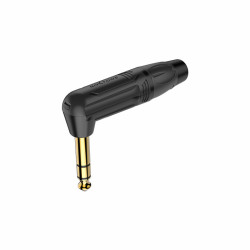 Wtyk Jack 6.3mm Stereo RJ3RP-BG kątowy ROXTONE