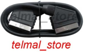 Przewód kabel EURO-EURO 3m 21pin scart-scart