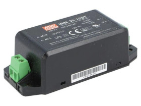 IRM-30-12ST Zasilacz impulsowy do wbudowania modułowy 30W 12VDC 2,5A
