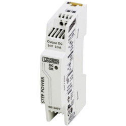 Phoenix Contact 2868596 STEP-PS/1AC DIN Rail Power Supply 24V DC 0.5A 18W