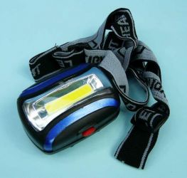 LATARKA CZOŁ.3W COB 3xR-03 WHITE/RED