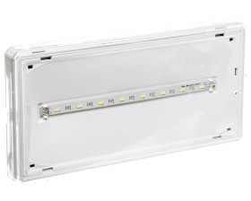 Oprawa awaryjna EXIT LED 3W 1h jednozadaniowa AT biała ETE/3W/B/1/SE/AT/WH