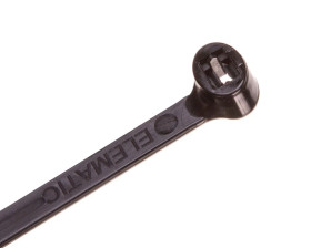 Opaska kablowa 290x4,5 czarna UV 2-LOCK zęby stalowe BMTN3048 /100szt./