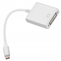 ADAPTER USB-C DO DVI 24+5 PRZEJŚCIE KONWERTER do MacBook