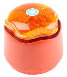 Zestaw sygnalizatorów akustycznych i lamp sygnalizacyjnych 9 → 30 V dc Pomarańczowy DC Montaż na bagnecie 110dB