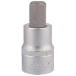 Elora 15553 17mm 3/4&quot; Square Drive Hexagon Screwdriver Socket