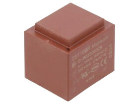 Transformator zalewany, Moc: 2,8VA, Upierw: 230VAC, Iwyj: 467mA, Uwyj: 6V, na PCB BV302S06028