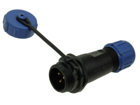 Wtyk; SP1311C/P3I-C; 3 tory; lutowany; 2,0mm2; 4-6,5mm; SP13; na przewód; IP68; 13A; 250V; Weipu; RoHS; SP1311/P3I-C