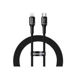 Kabel USB-C/Lightning 1m 18W iPhone BASEUS wtyk-wtyk Podświetlany