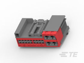 Listwa stykowa PCB 22-pinowe Get .64 Connector System raster: 5 mm 180° 2-rzędowe TE Connectivity Kabel