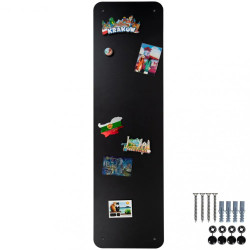 Tablica na magnesy czarna klasyczna 80x22 cm