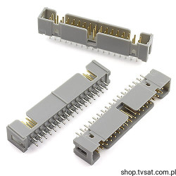 2534-6002 Connector 2x17 Pin Header DIN THT 3M