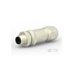 TE Connectivity T4111011041-000 Circular Connector 4 Contacts Male Plug Brass