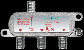 SAB00216 Axing 2-way satellite splitter