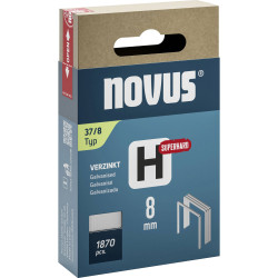 Novus 042-0785 Staple Strip, 1870 pieces, 8x10.6mm, for Fine-Wire Hammer Stapler