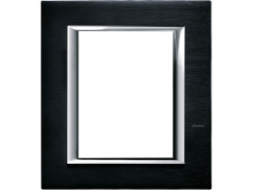 AXOLUTE Ramka 1 pojedyncza prostokątna 3+3 moduły szczotkowany antracyt HA4826XS LEGRAND