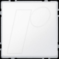 348319 Cover plate - aqua design, polar white