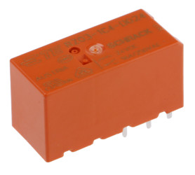 Przekaźnik mocy 24V dc SPDT TE Connectivity 400mW, montaż PCB 1440Ω Otwór przezierny