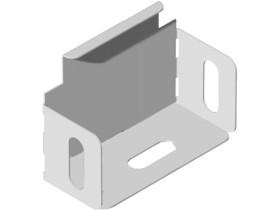 Zaślepka korytka ZKL75H60 grubość blachy 1,0mm 161607 BAKS