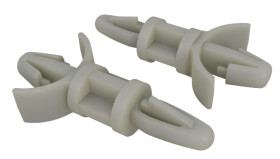 Podkładka dystansowa płytek PCB 25.4mm Nylonowe Słupek nośny blokujący otwór w PCB: 4.75mm