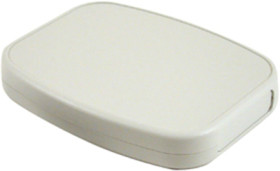 ABS enclosure, (L x W x H) 169 x 135 x 27 mm, light gray (RAL 7035), IP54, 1599TABMGY