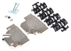 Osłona tylna D-Sub 50 -pinowe Cynk Kątowy MH Connectors D