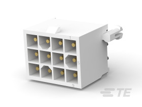Wtyk PCB 12-pinowe raster: 4.14mm 3-rzędowe TE Connectivity Montaż na płytce