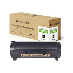 G&G 21311 Toner for Lexmark 56F2000 Compatible Black 6000 Sides Remanufactured
