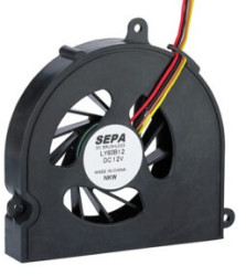 DC radial fan, 12 V, 11.1 m³/h, 32 dB, Magfix sleeve bearing, SEPA LY60B12FSEXXA