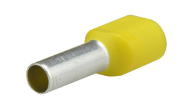 Końcówka Tulejkowa Podwójna Izolowana /Żółta/ Tv 6-12 /100Szt./
