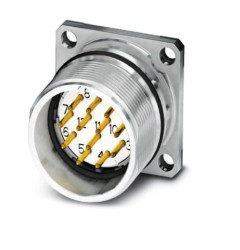 Złącze wielostykowe przemysłowe 17-pinowe M23 Montaż przedni Wtyczka Phoenix Contact