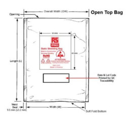 Opakowanie ESD, RS PRO