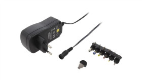 Zasilacz Impulsowy Uniwersalny 3Vdc 2A 24W Wtyczkowy Kątowe Espe-24Un-W2e